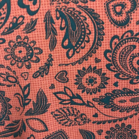 Light Coral and blue Carly Dress - Picture 2 of 3